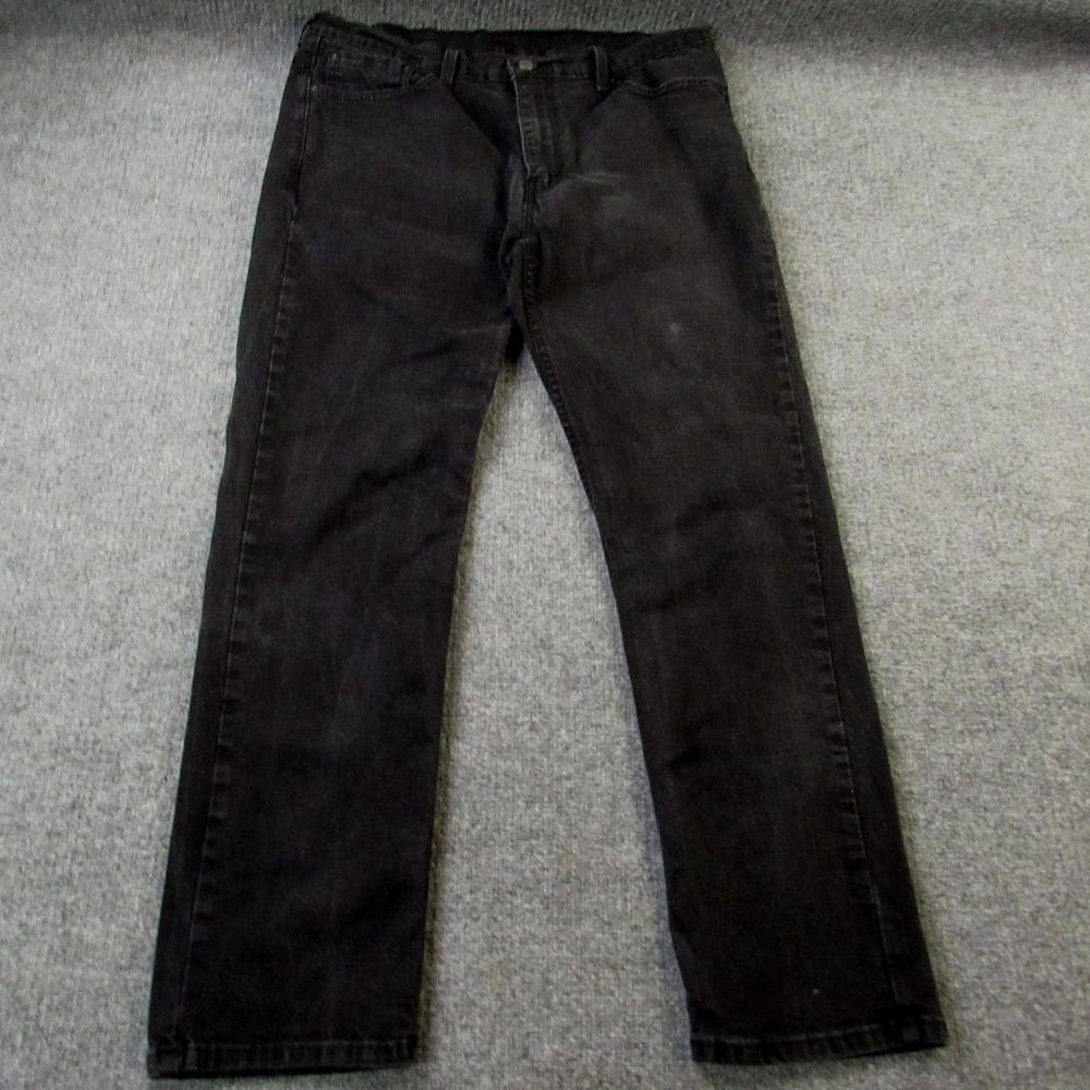 Levis‎ 511 Jeans Mens 38x32 (36x30) Black Slim Tapered Denim Mid Rise Stretch